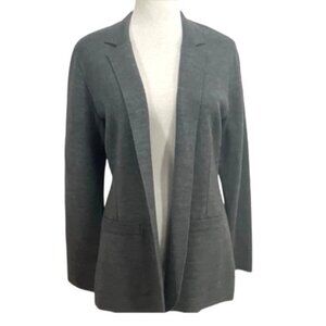 Kobi Halperin Open Front Beth Sweater Blazer Wool Blend Grey NWT MSRP $398
